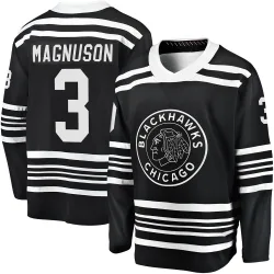 Men's Keith Magnuson Chicago Blackhawks Alternate 2019/20 Premier Jersey - Black Breakaway