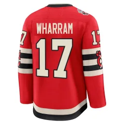 Men's Kenny Wharram Chicago Blackhawks Red 2025 Winter Classic Jersey - Black Premium