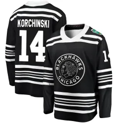 Men's Kevin Korchinski Chicago Blackhawks 2019 Winter Classic Jersey - Black Breakaway