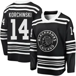 Men's Kevin Korchinski Chicago Blackhawks Alternate 2019/20 Premier Jersey - Black Breakaway