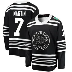 Men's Pit Martin Chicago Blackhawks 2019 Winter Classic Jersey - Black Breakaway