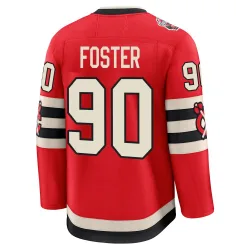 Men's Scott Foster Chicago Blackhawks Red 2025 Winter Classic Jersey - Black Premium