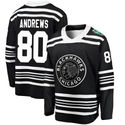 Men's Zach Andrews Chicago Blackhawks 2019 Winter Classic Jersey - Black Breakaway