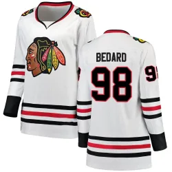 Women's Connor Bedard Chicago Blackhawks Away Jersey - White Breakaway