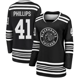 Women's Isaak Phillips Chicago Blackhawks Alternate 2019/20 Premier Jersey - Black Breakaway