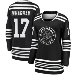 Women's Kenny Wharram Chicago Blackhawks Alternate 2019/20 Premier Jersey - Black Breakaway