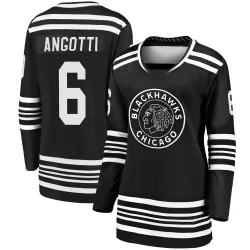 Women's Lou Angotti Chicago Blackhawks Alternate 2019/20 Premier Jersey - Black Breakaway