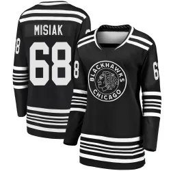 Women's Martin Misiak Chicago Blackhawks Alternate 2019/20 Premier Jersey - Black Breakaway