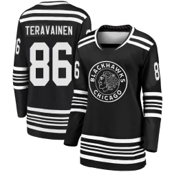 Women's Teuvo Teravainen Chicago Blackhawks Alternate 2019/20 Premier Jersey - Black Breakaway