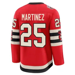 Youth Alec Martinez Chicago Blackhawks Red 2025 Winter Classic Jersey - Black Premium