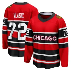 Youth Alex Vlasic Chicago Blackhawks Red Special Edition 2.0 Jersey - Black Breakaway