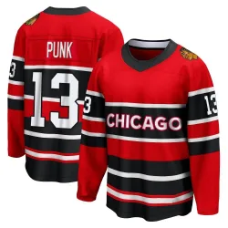 Youth CM Punk Chicago Blackhawks Red Special Edition 2.0 Jersey - Black Breakaway