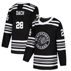 Youth Colton Dach Chicago Blackhawks 2019 Winter Classic Jersey - Black Authentic