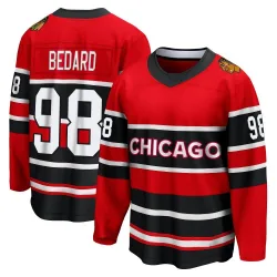 Youth Connor Bedard Chicago Blackhawks Red Special Edition 2.0 Jersey - Black Breakaway