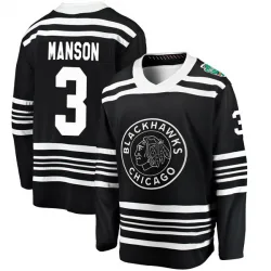 Youth Dave Manson Chicago Blackhawks 2019 Winter Classic Jersey - Black Breakaway