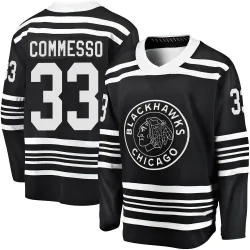 Youth Drew Commesso Chicago Blackhawks Alternate 2019/20 Premier Jersey - Black Breakaway