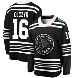 Youth Ed Olczyk Chicago Blackhawks 2019 Winter Classic Jersey - Black Breakaway