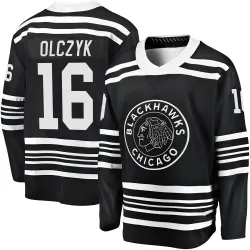 Youth Ed Olczyk Chicago Blackhawks Alternate 2019/20 Premier Jersey - Black Breakaway