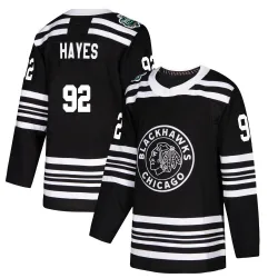 Youth Gavin Hayes Chicago Blackhawks 2019 Winter Classic Jersey - Black Authentic