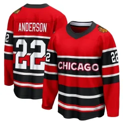 Youth Joey Anderson Chicago Blackhawks Red Special Edition 2.0 Jersey - Black Breakaway