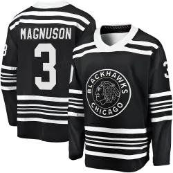 Youth Keith Magnuson Chicago Blackhawks Alternate 2019/20 Premier Jersey - Black Breakaway