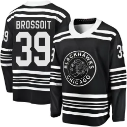 Youth Laurent Brossoit Chicago Blackhawks Alternate 2019/20 Premier Jersey - Black Breakaway