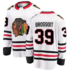 Youth Laurent Brossoit Chicago Blackhawks Away Jersey - White Breakaway