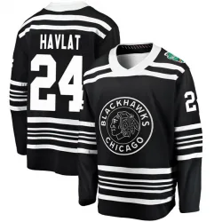 Youth Martin Havlat Chicago Blackhawks 2019 Winter Classic Jersey - Black Breakaway