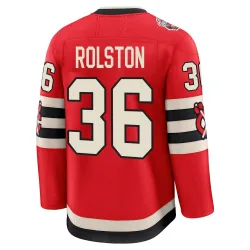 Youth Ryder Rolston Chicago Blackhawks Red 2025 Winter Classic Jersey - Black Premium