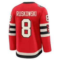 Youth Terry Ruskowski Chicago Blackhawks Red 2025 Winter Classic Jersey - Black Premium