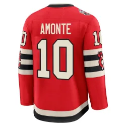 Youth Tony Amonte Chicago Blackhawks Red 2025 Winter Classic Jersey - Black Premium